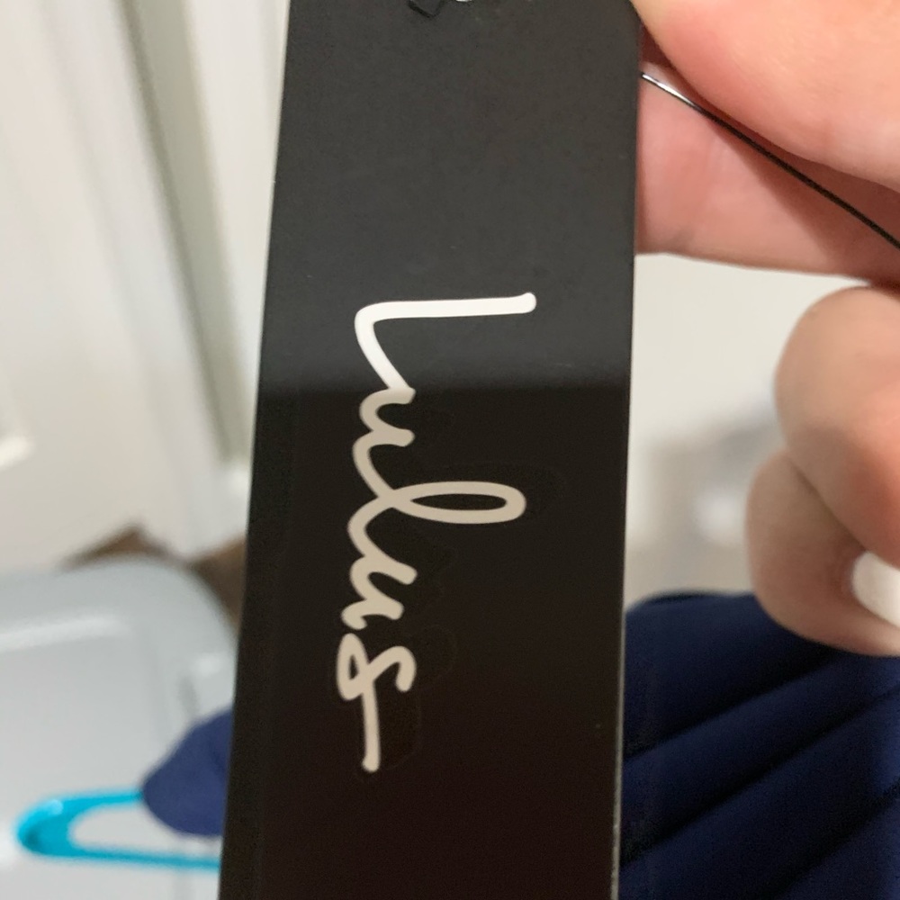 Lulus Navy Blue Skater Dress